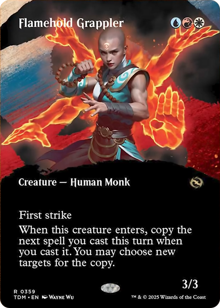 Flamehold Grappler (Borderless) [Tarkir: Dragonstorm] | Lots Moore NSW