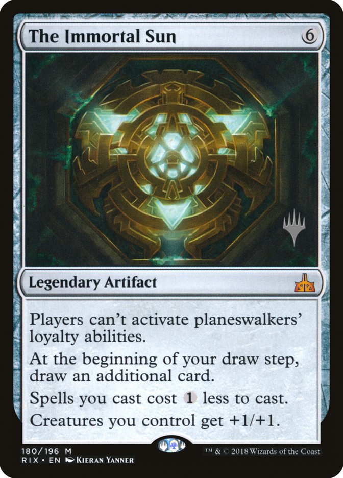 The Immortal Sun (Promo Pack) [Rivals of Ixalan Promos] | Lots Moore NSW