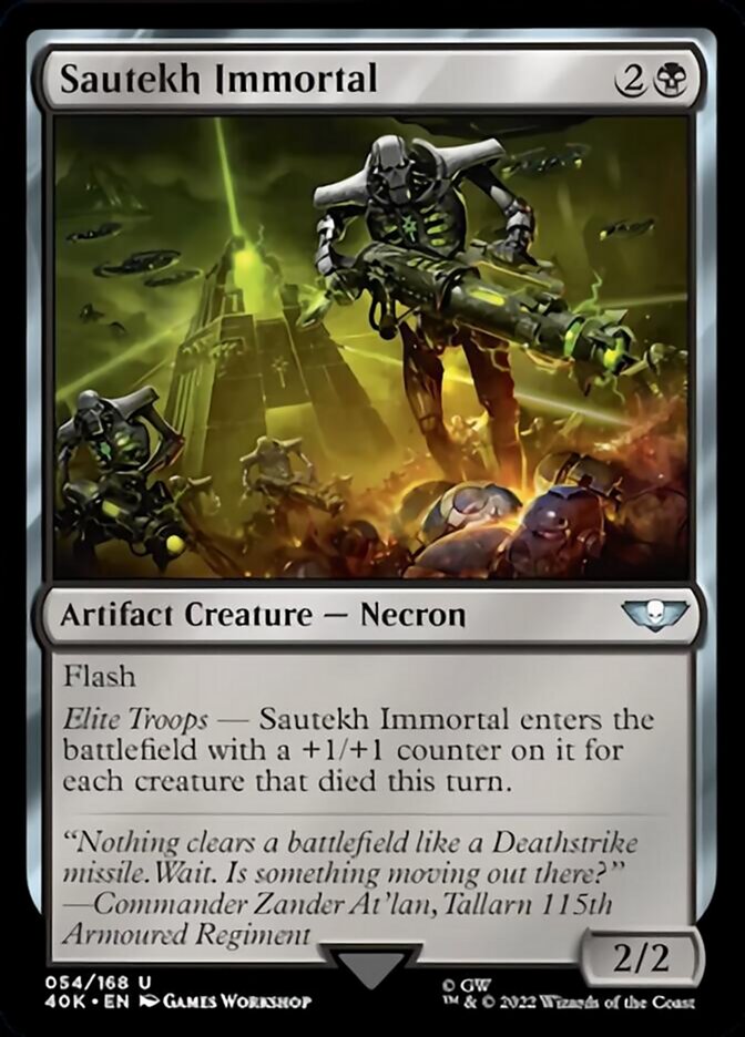 Sautekh Immortal (Surge Foil) [Warhammer 40,000] | Lots Moore NSW