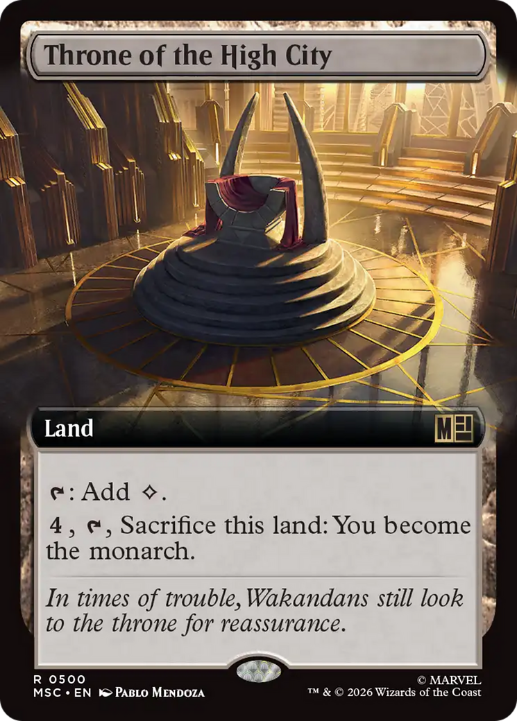 Throne of the High City (Extended Art) [Marvel Super Heroes Commander] | Lots Moore NSW