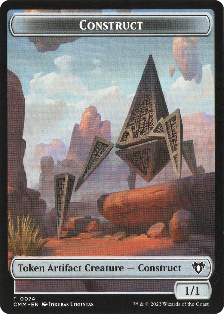 Thopter // Construct (0074) Double-Sided Token [Commander Masters Tokens] | Lots Moore NSW