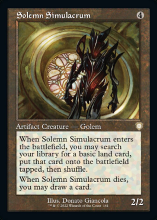 Solemn Simulacrum (Retro) [The Brothers' War Commander] | Lots Moore NSW