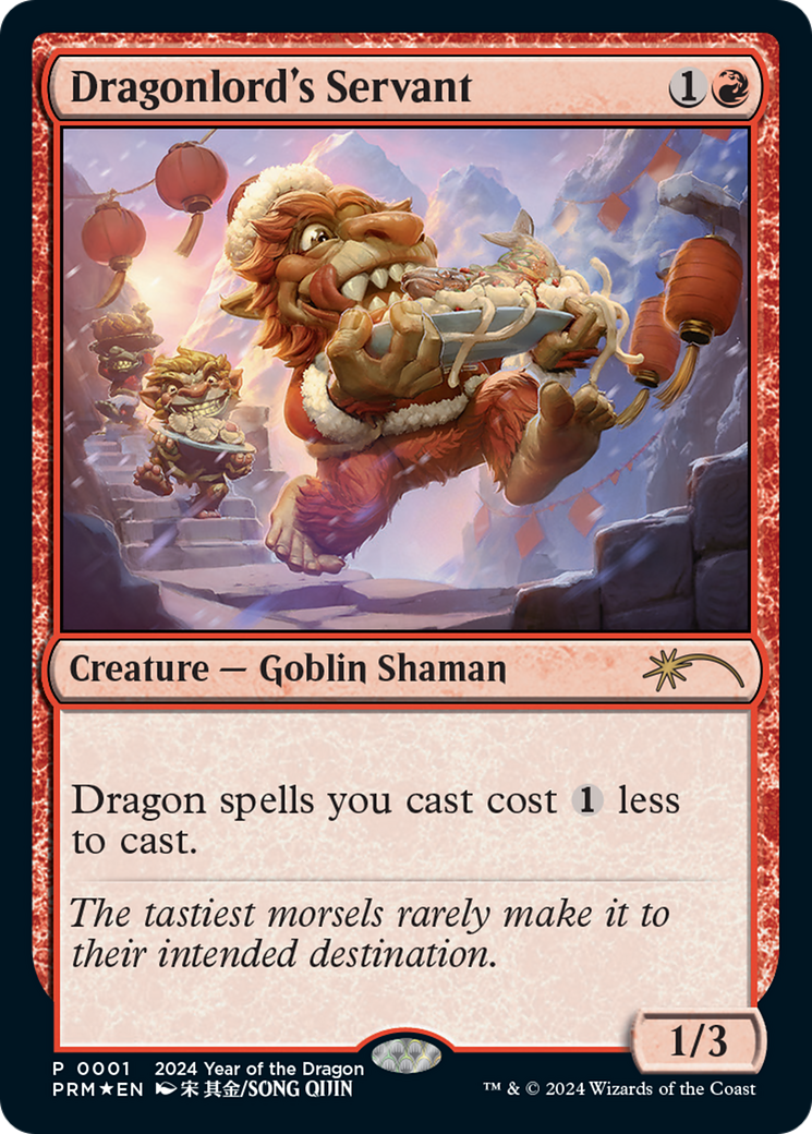 Dragonlord's Servant (Year of the Dragon 2024) [Standard Showdown Promos] | Lots Moore NSW