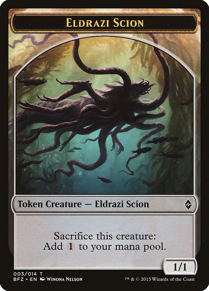 Eldrazi Scion Token (003/014) [Battle for Zendikar Tokens] | Lots Moore NSW