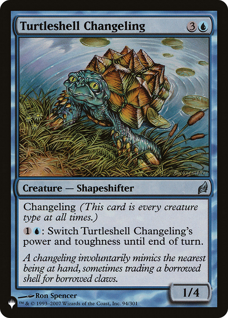 Turtleshell Changeling [The List] | Lots Moore NSW
