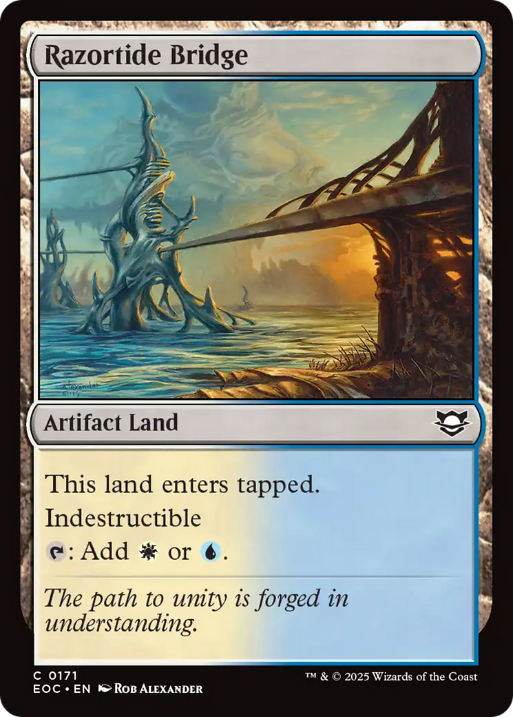 Razortide Bridge [Edge of Eternities Commander] | Lots Moore NSW