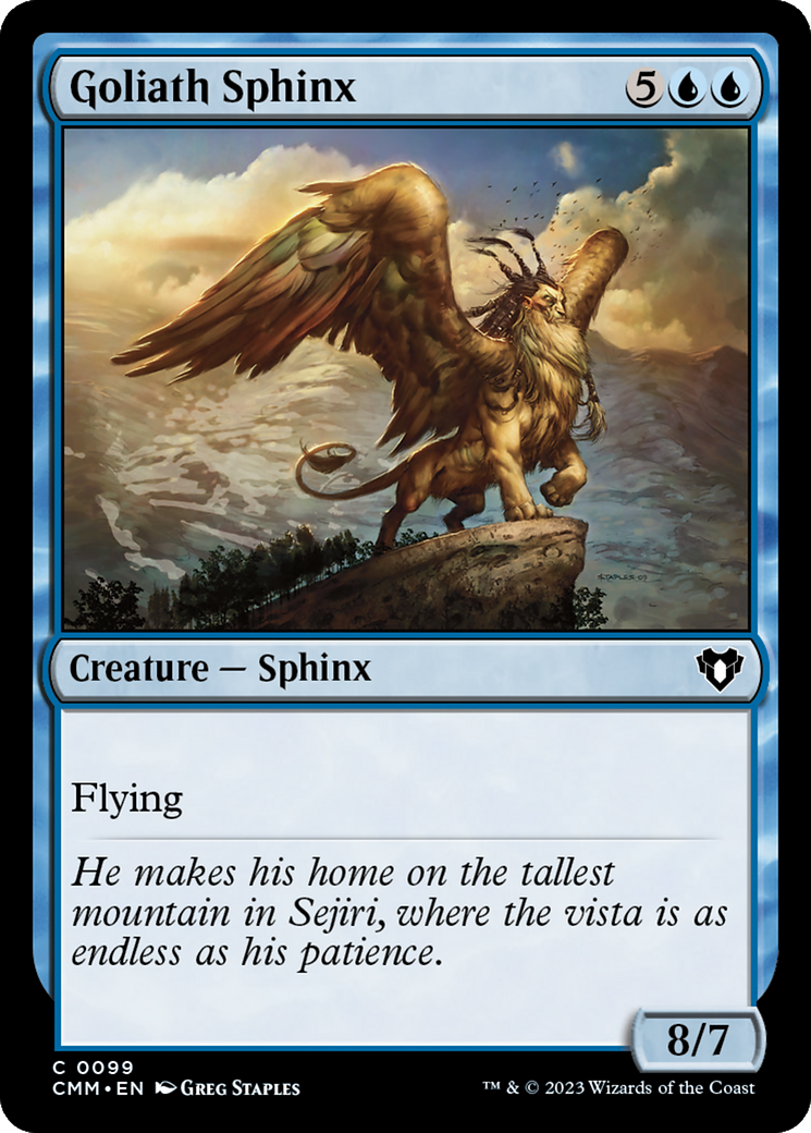 Goliath Sphinx [Commander Masters] | Lots Moore NSW