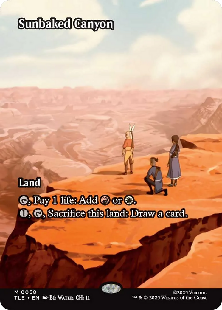 Sunbaked Canyon (Borderless) [Avatar: The Last Airbender: Eternal-Legal] | Lots Moore NSW