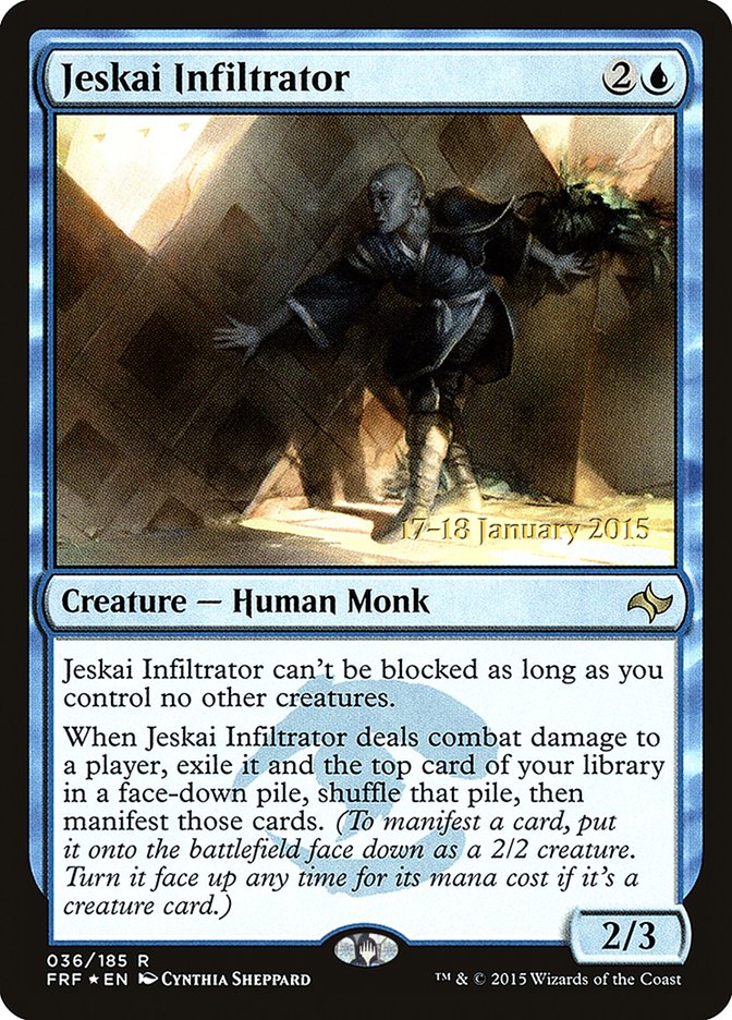Jeskai Infiltrator [Fate Reforged Prerelease Promos] | Lots Moore NSW