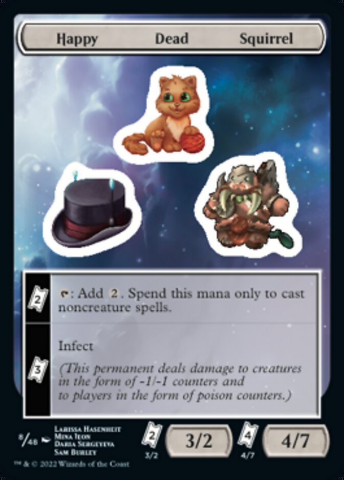 Happy Dead Squirrel [Unfinity Stickers] | Lots Moore NSW