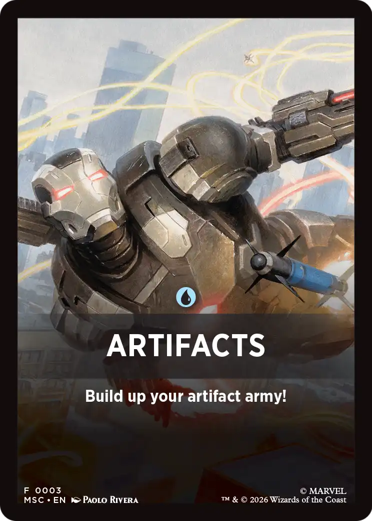 Artifacts Theme Card [Marvel Super Heroes Commander] | Lots Moore NSW