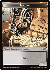 Inkling (0007) // Spirit (0011) Double-Sided Token [Secrets of Strixhaven Tokens] | Lots Moore NSW