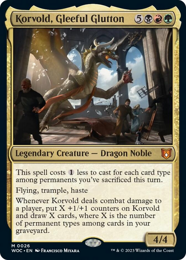 Korvold, Gleeful Glutton [Wilds of Eldraine Commander] | Lots Moore NSW