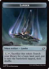 Robot // Lander (0004) Double-Sided Token [Edge of Eternities Tokens] | Lots Moore NSW