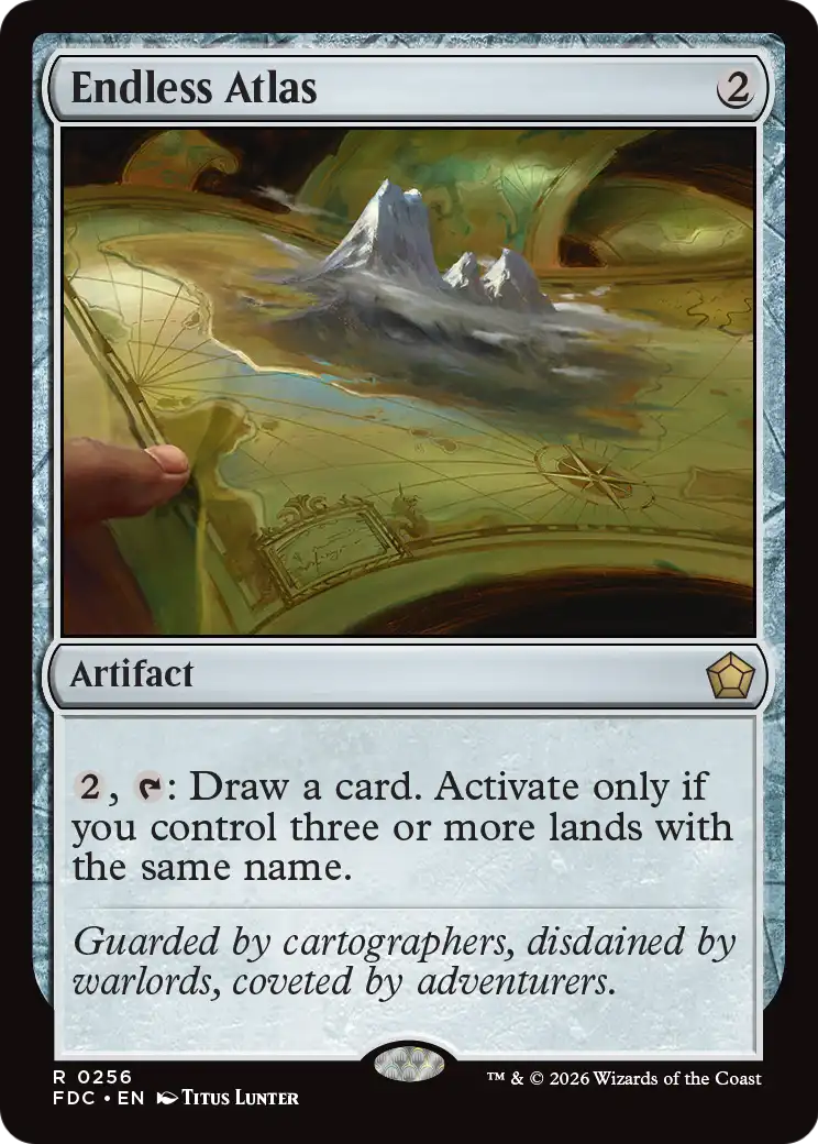 Endless Atlas [Foundations Commander] | Lots Moore NSW