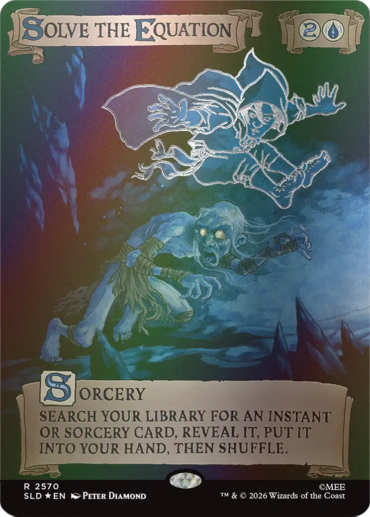Solve the Equation (2570) (Out Of Sight Foil) [Secret Lair Drop Series] | Lots Moore NSW