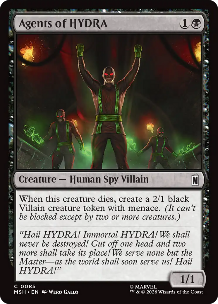 Agents of HYDRA [Marvel Super Heroes] | Lots Moore NSW