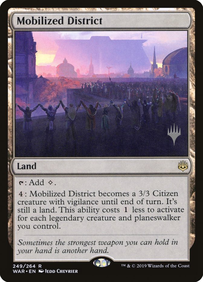 Mobilized District (Promo Pack) [War of the Spark Promos] | Lots Moore NSW