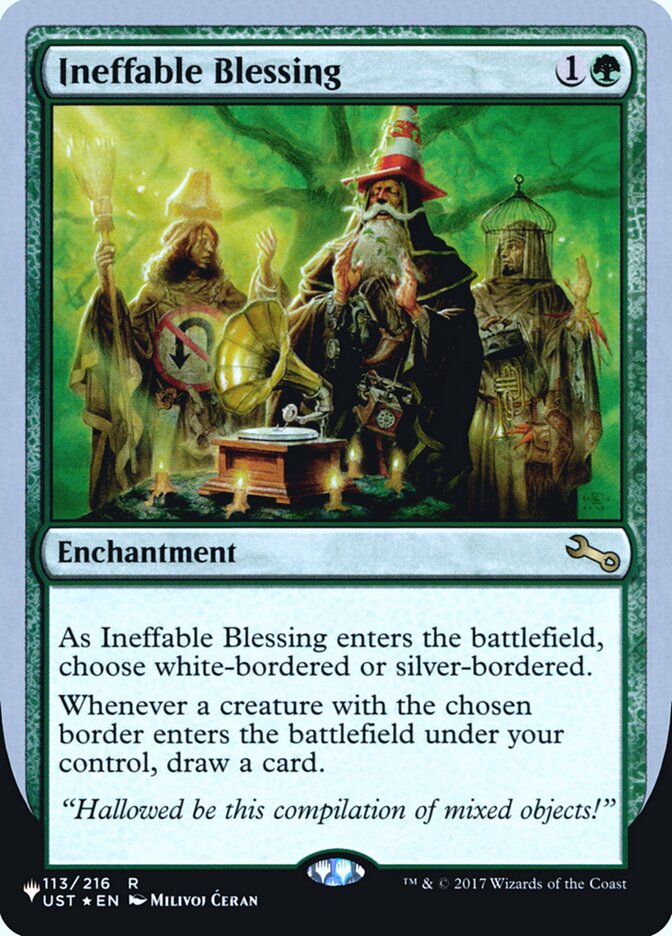 Ineffable Blessing (Bordered) (Unfinity Foil Edition) [The List] | Lots Moore NSW