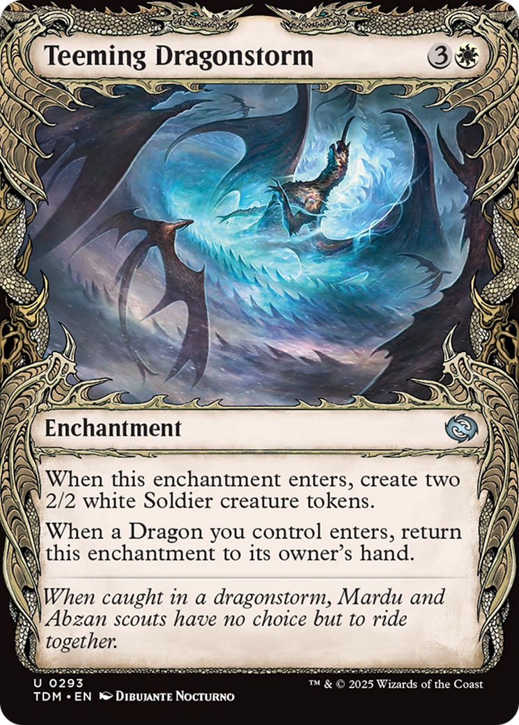Teeming Dragonstorm (Showcase) [Tarkir: Dragonstorm] | Lots Moore NSW