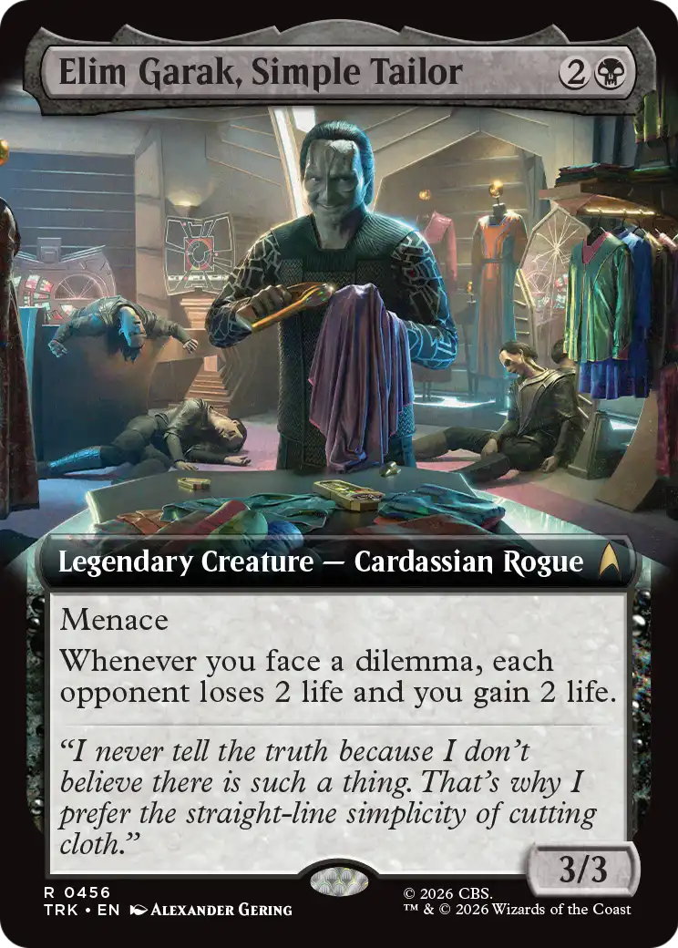Elim Garak, Simple Tailor (Extended Art) [Star Trek] | Lots Moore NSW