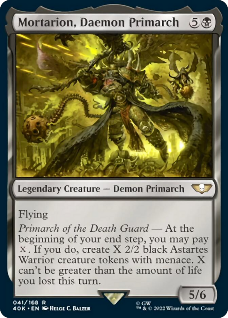 Mortarion, Daemon Primarch (Surge Foil) [Warhammer 40,000] | Lots Moore NSW