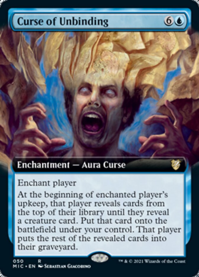 Curse of Unbinding (Extended Art) [Innistrad: Midnight Hunt Commander] | Lots Moore NSW