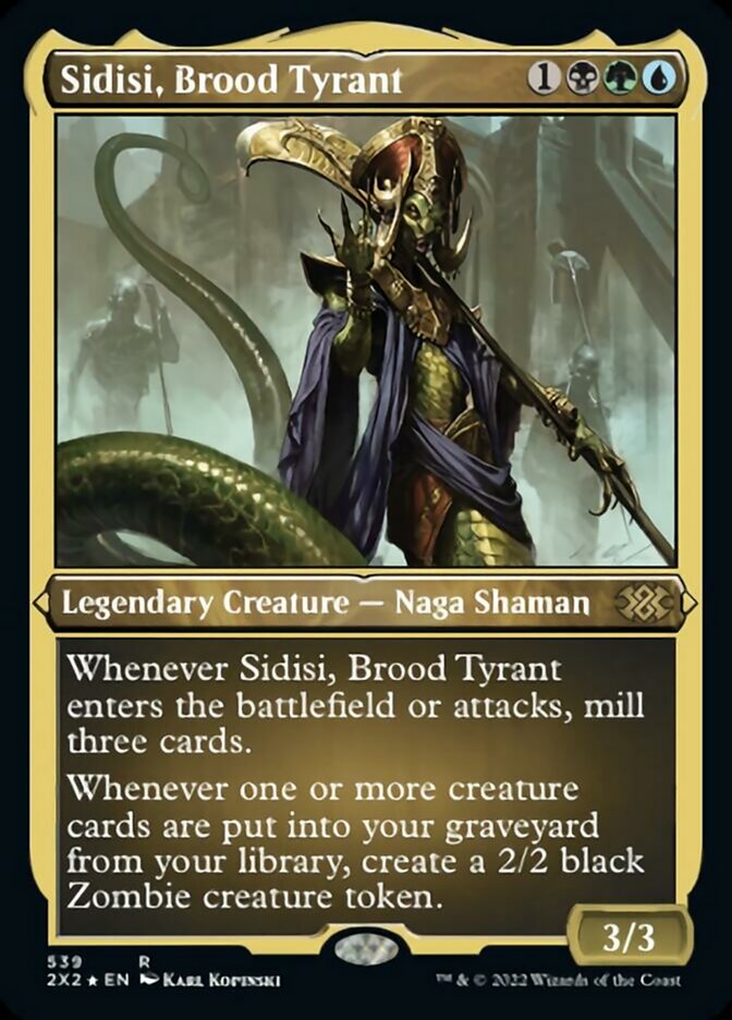 Sidisi, Brood Tyrant (Foil Etched) [Double Masters 2022] | Lots Moore NSW