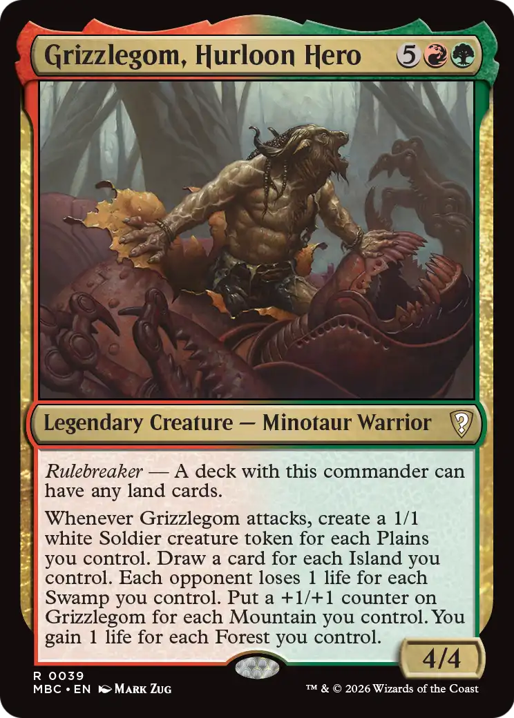 Grizzlegom, Hurloon Hero [Mystery Booster: Commander Edition] | Lots Moore NSW