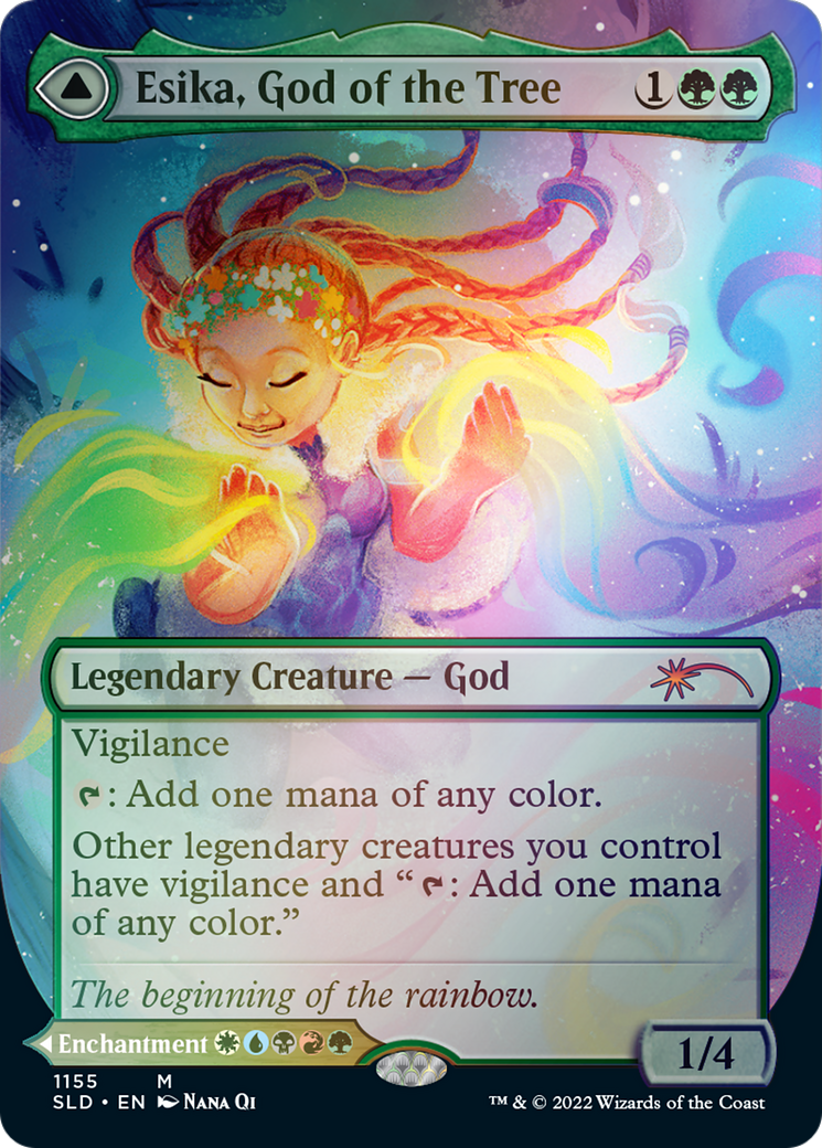 Esika, God of the Tree // The Prismatic Bridge (Borderless) [Secret Lair: From Cute to Brute] | Lots Moore NSW