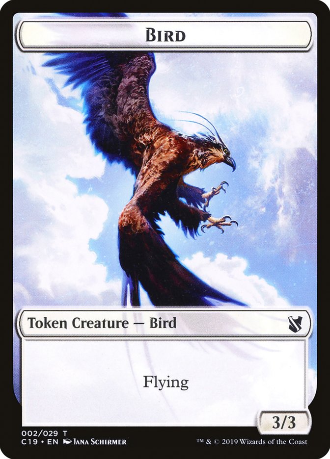 Bird Token (002/029) [Commander 2019 Tokens] | Lots Moore NSW