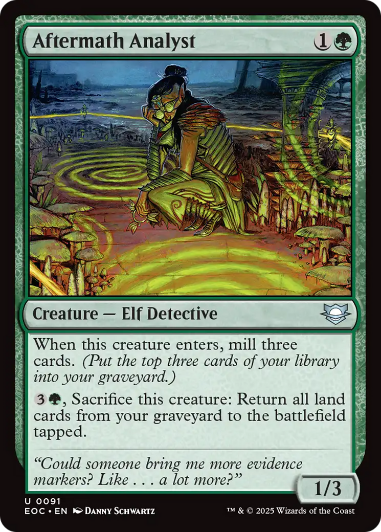 Aftermath Analyst [Edge of Eternities Commander] | Lots Moore NSW