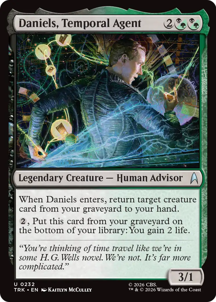 Daniels, Temporal Agent [Star Trek] | Lots Moore NSW