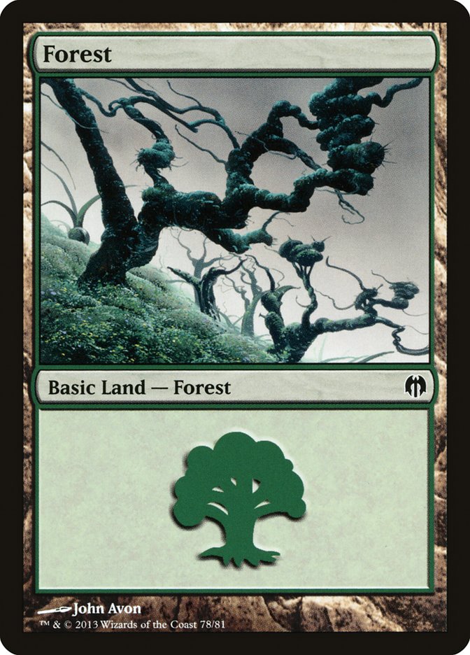 Forest (78) [Duel Decks: Heroes vs. Monsters] | Lots Moore NSW