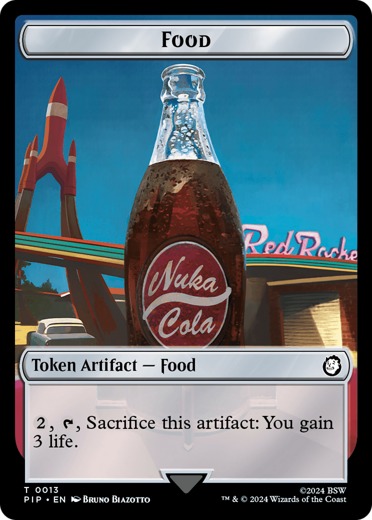 Food (013) // Squirrel Double-Sided Token [Fallout Tokens] | Lots Moore NSW