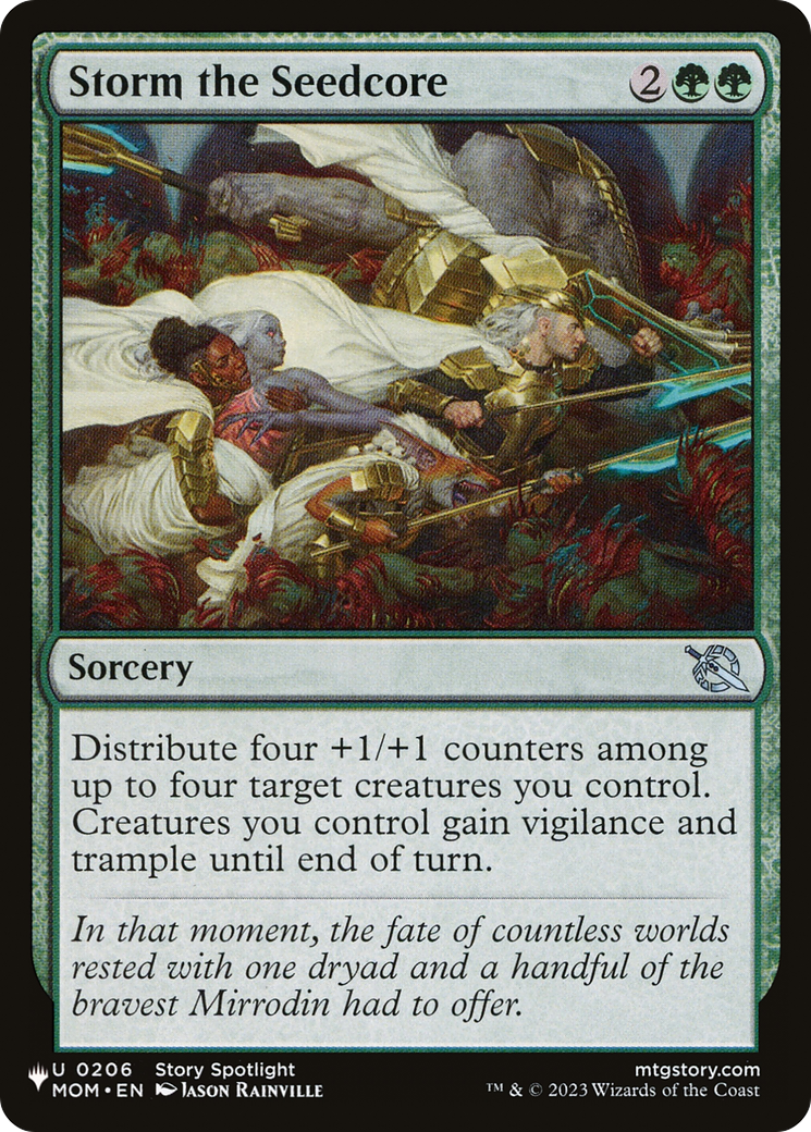 Storm the Seedcore [The List] | Lots Moore NSW