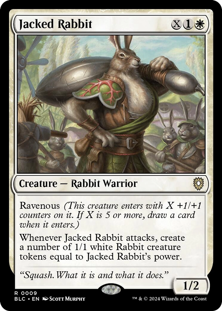 Jacked Rabbit [Bloomburrow Commander] | Lots Moore NSW