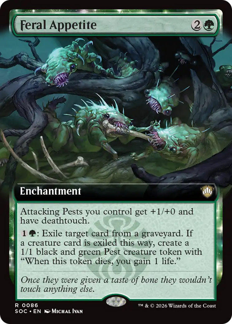 Feral Appetite (Extended Art) [Secrets of Strixhaven Commander] | Lots Moore NSW