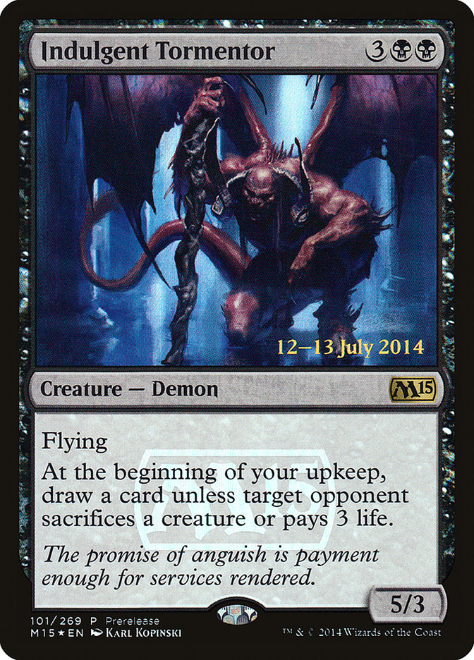 Indulgent Tormentor [Magic 2015 Prerelease Promos] | Lots Moore NSW