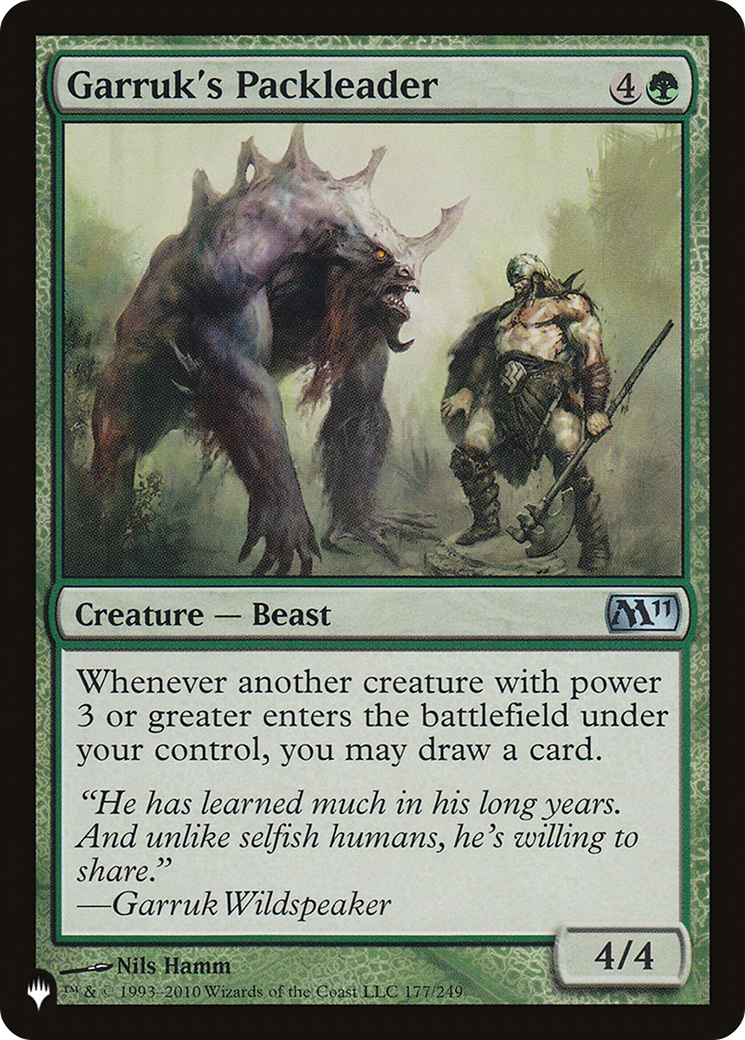 Garruk's Packleader [The List] | Lots Moore NSW