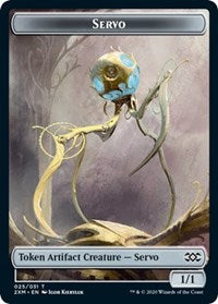 Servo // Soldier Double-Sided Token [Double Masters Tokens] | Lots Moore NSW