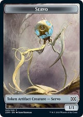 Servo // Soldier Double-Sided Token [Double Masters Tokens] | Lots Moore NSW