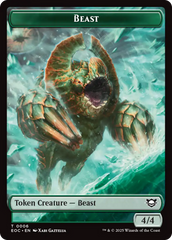 Thopter // Beast (0006) Double-Sided Token [Edge of Eternities Commander Tokens] | Lots Moore NSW
