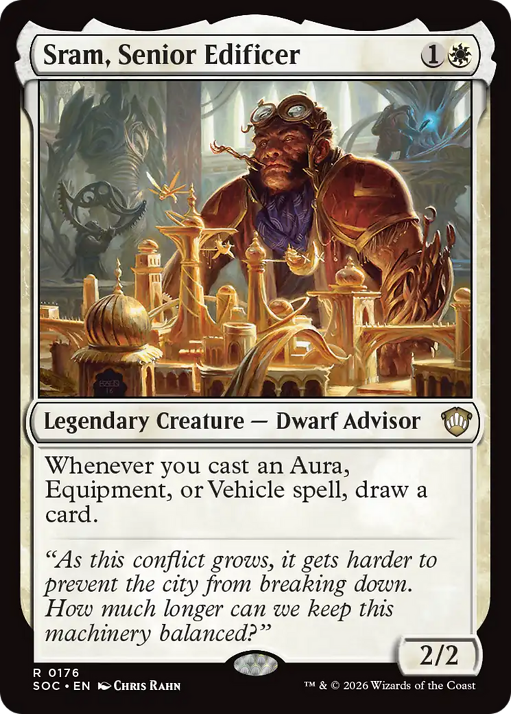 Sram, Senior Edificer [Secrets of Strixhaven Commander] | Lots Moore NSW