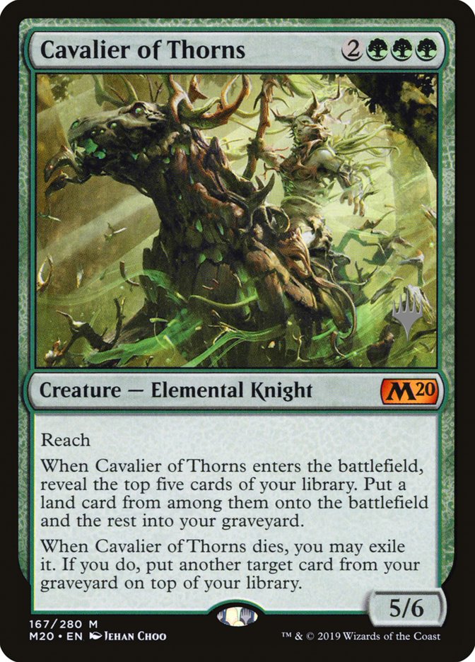 Cavalier of Thorns (Promo Pack) [Core Set 2020 Promos] | Lots Moore NSW