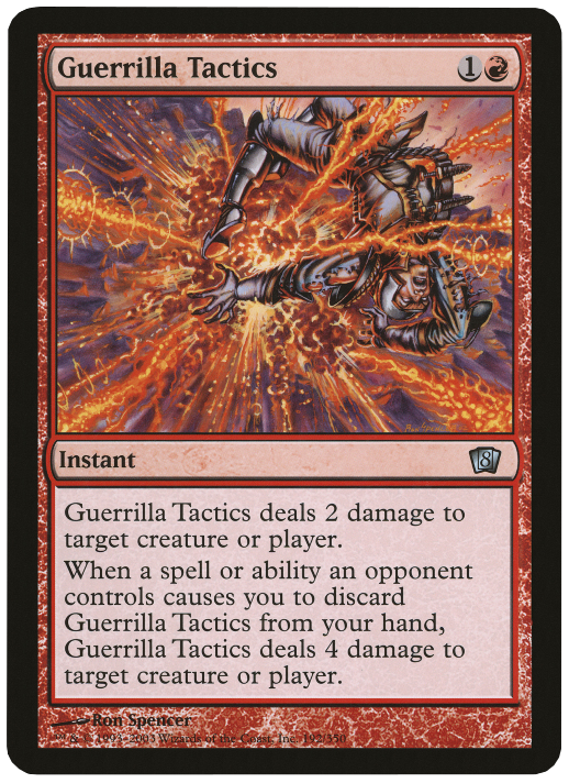 Guerrilla Tactics (Oversized) [Eighth Edition Box Topper] | Lots Moore NSW