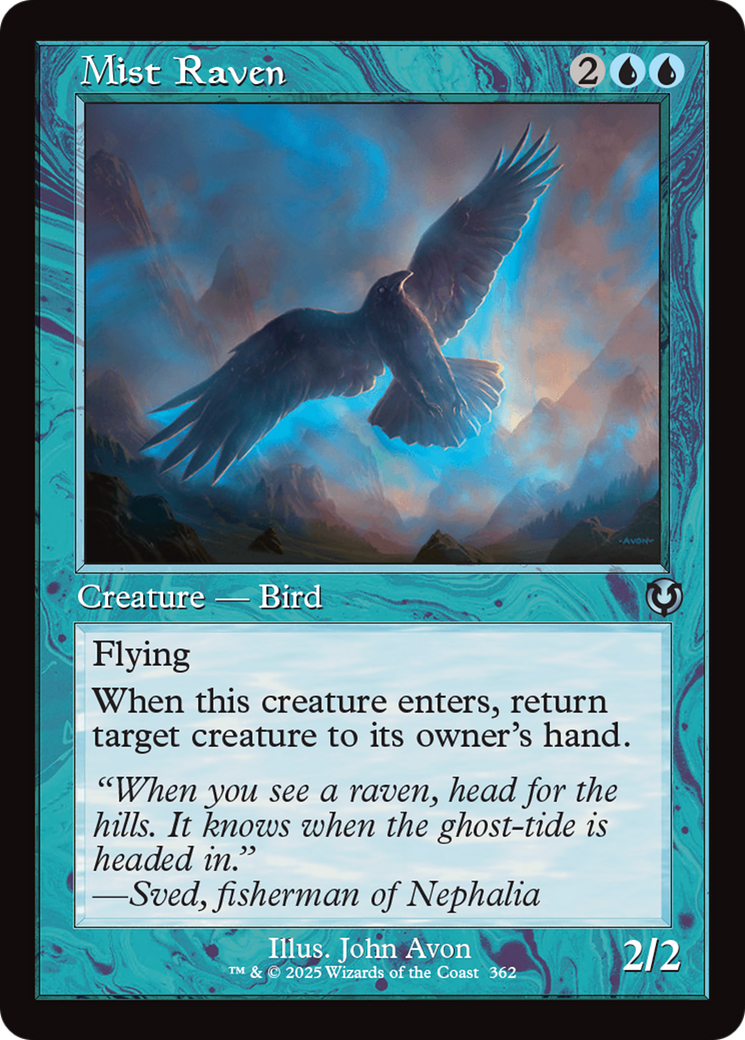 Mist Raven (Retro Frame) [Innistrad Remastered] | Lots Moore NSW