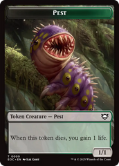 Copy // Pest Double-Sided Token [Edge of Eternities Commander Tokens] | Lots Moore NSW