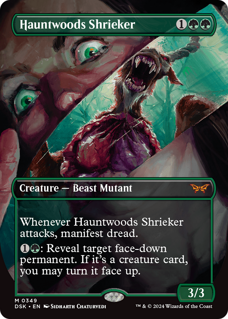 Hauntwoods Shrieker (Borderless) [Duskmourn: House of Horror] | Lots Moore NSW