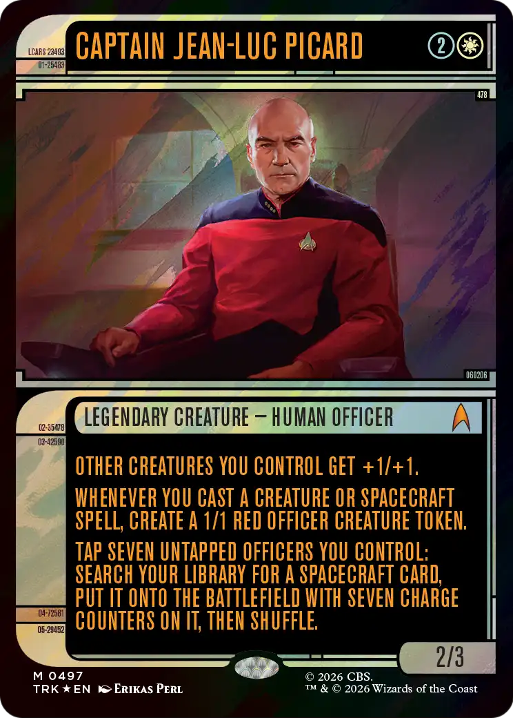 Captain Jean-Luc Picard (Showcase) (Surge Foil) [Star Trek] | Lots Moore NSW
